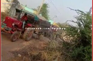 Illegal gravel-fill vehicles running indiscriminately on the roads of Malarna Dungar