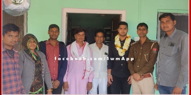 MBBS student trapped in war between Russia and Ukraine returned safely in bonli sawai madhopur