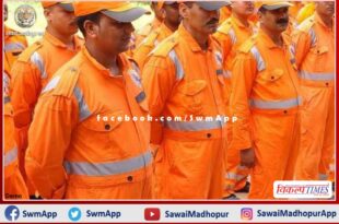 NDRF gave training to school children in disaster management in malarna dungar