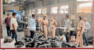 Police seized fake tubes bearing the mark of a reputed tire company in gangapur city