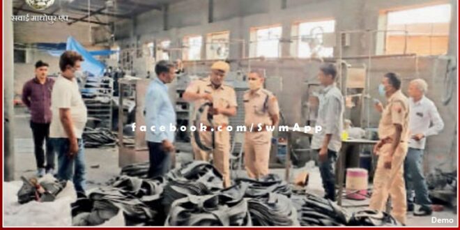 Police seized fake tubes bearing the mark of a reputed tire company in gangapur city