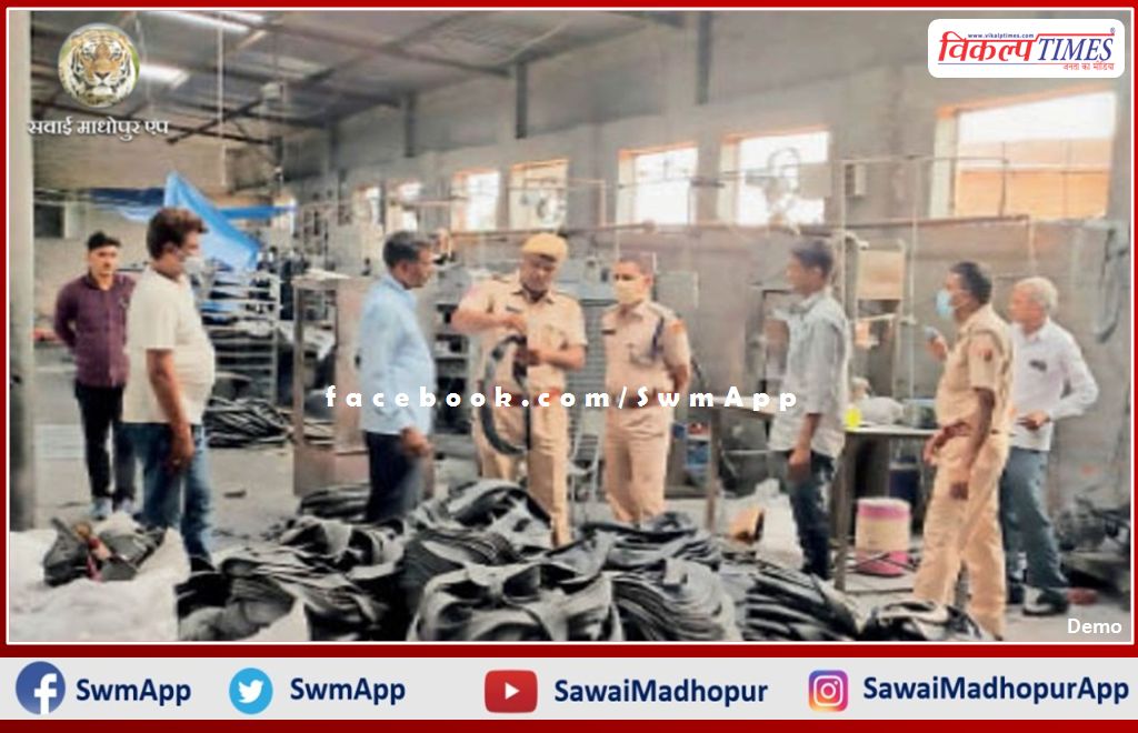 Police seized fake tubes bearing the mark of a reputed tire company in gangapur city