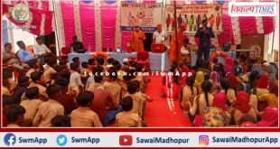 School children learned the tricks of disaster management from NDRF In malarna dungar