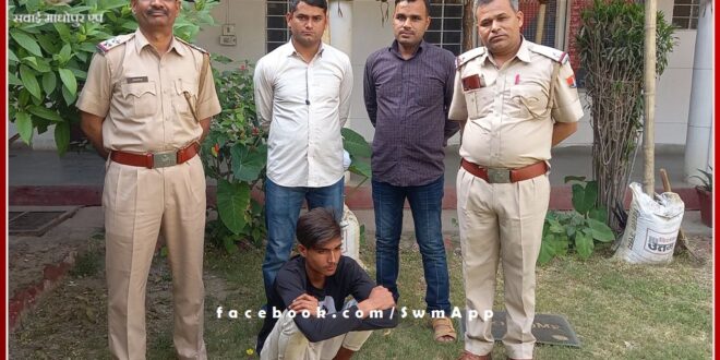 Sunil Harijan, accused of Veeru Bagaria murder case arrested in sawai madhopur