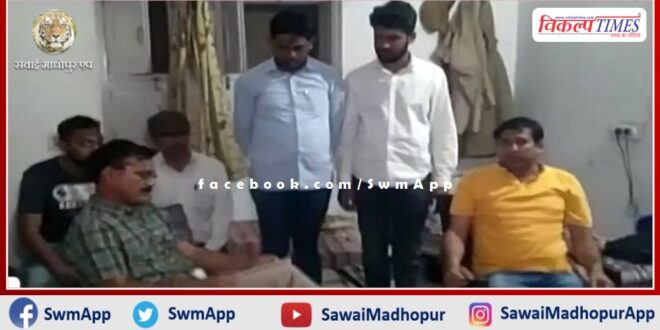 Two people including junior assistant of Nagaur Zilla Parishad were trapped for taking bribe of 94 thousand