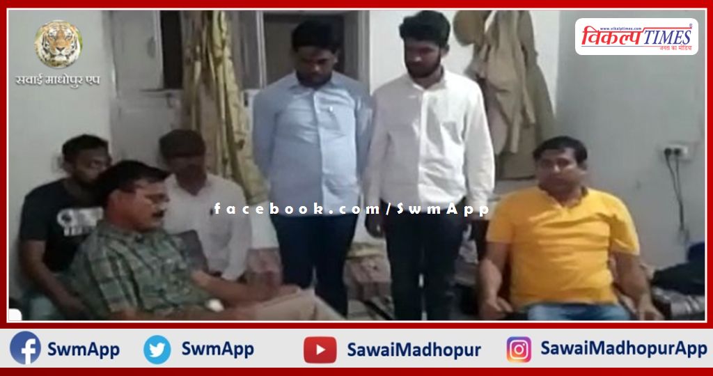 Two people including junior assistant of Nagaur Zilla Parishad were trapped for taking bribe of 94 thousand