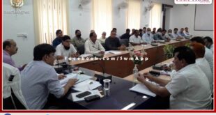 Weekly review meeting of essential services held in sawai madhopur