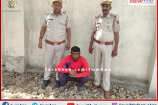 Accused arrested for assaulting electricity department employee in khandar sawai madhopur