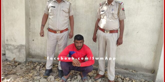 Accused arrested for assaulting electricity department employee in khandar sawai madhopur