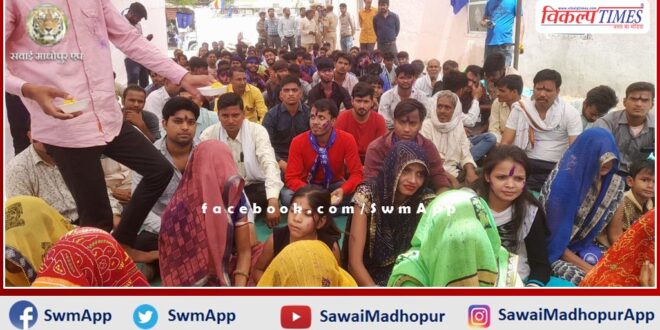 Ambedkar Jayanti celebrated ceremonially in bonli sawai madhopur