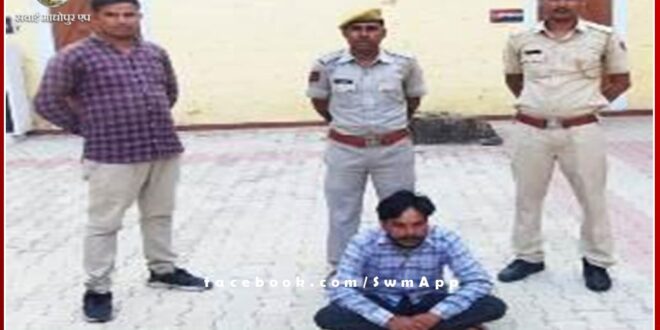 Arrested the accused of killing the elderly in sawai madhopur