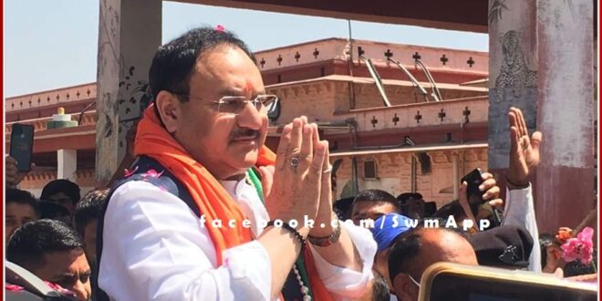 BJP National President JP Nadda will leave for Delhi in a while