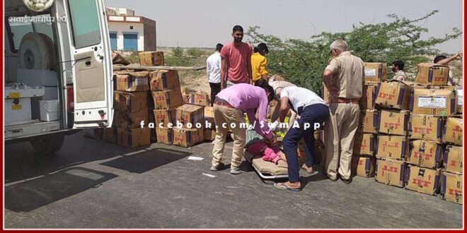 Girl's body found buried under cartoon after 4 hours of road accident in bikaner rajasthan