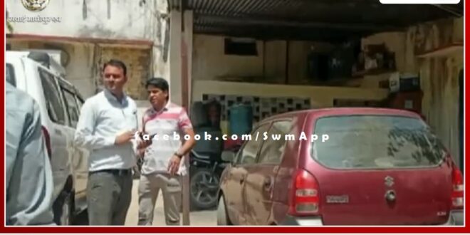 JEN of Samagra Shiksha Abhiyan trap taking bribe of 7 thousand 500 in Chittorgarh