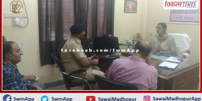 Meeting organized to spread awareness against child marriage in sawai madhopur
