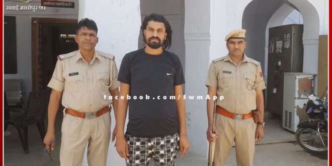 One accused was arrested with 135 pieces of illegal liquor in bonli sawai madhopur