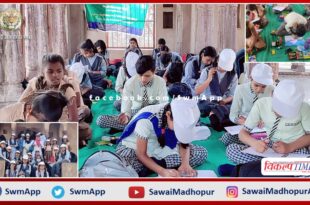 Painting competition organized on the occasion of World Heritage Day in ranthambore