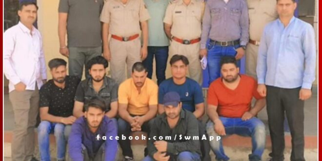 Seven miscreants arrested while planning robbery in gangapur city