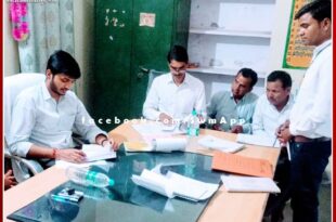 The round of intensive inspections of the Chief Executive Officer of the Zilla Parishad continues in sawai madhopur