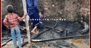Thousands lost due to fire at Bonli in Sawai Madhopur
