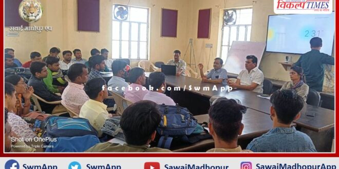 Training given to newly appointed CHO in sawai madhopur
