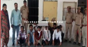 10 people arrested for betting in sawai madhopur