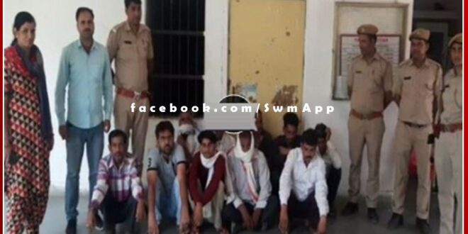 10 people arrested for betting in sawai madhopur