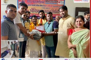 Blood donation camp organized on the foundation day of Vipra Foundation in sawai madhopur
