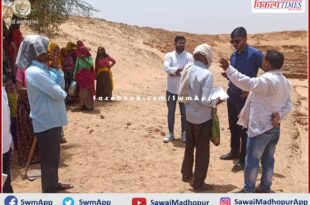 CEO instructed give charge sheet to Village Development Officer for negligence towards work in sawai madhopur