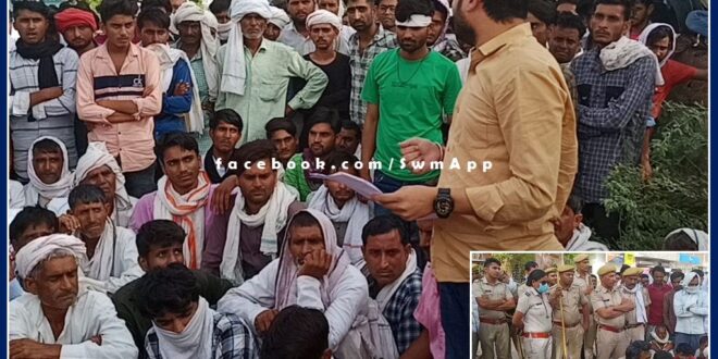 Case of death of a young man over a land dispute in chauth ka barwara