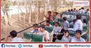 Children with intellectual disabilities visited Ranthambore National Park In sawai madhopur
