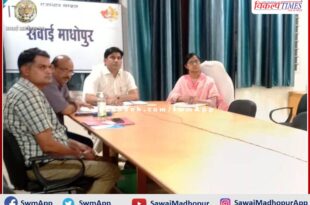 Collector took virtual meeting of officers for successful organization of National Lok Adalat in sawai madhopur
