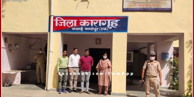 District Authority Secretary did weekly inspection of District Jail in sawai madhpur
