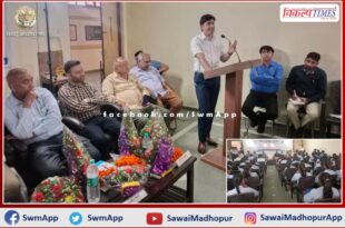 District Collector gave career guidance tips to girl students in Gangapur Girls College