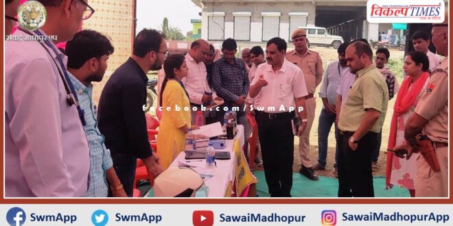 Divisional commissioner inspected the follow-up camp in Kundera
