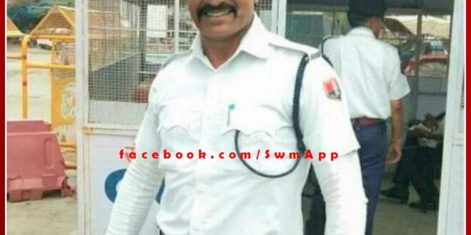 Head constable Harisingh rewarded for Cutting most challans in sawai madhopur