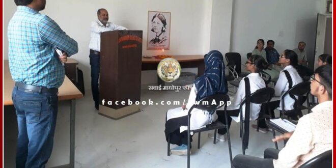 International Nurses Day celebrated at Ranthambore Nursing College in sawai madhopur
