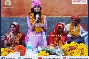 Rajesh and Sulochana selected in IAS welcomed in sawai madhopur