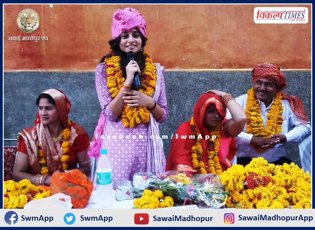 Rajesh and Sulochana selected in IAS welcomed in sawai madhopur
