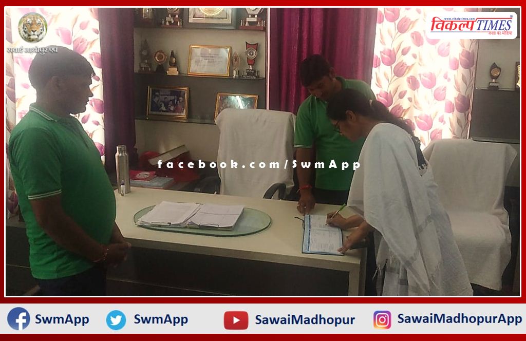 Shweta Gupta inspected Yash Divyang Seva Sansthan and took stock of the arrangements in sawai madhopur
