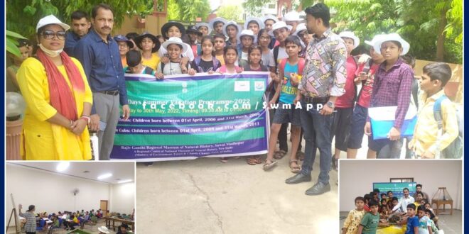 Ten day summer program concludes in Rajiv Gandhi Regional Museum of Natural Sciences