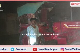 Tractor-trolley confiscated while transporting illegal gravel, the driver was arrested in khandar