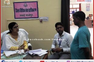 Trying to solve as many cases as possible in Lok Adalat in sawai madhopur