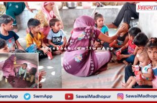 Vitamin A supplements are being given to children from nine months to five years in sawai madhopur