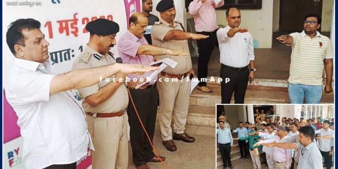 oath administered not to consume tobacco on World No Tobacco Day in sawai madhopur