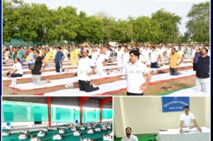 8th International Yoga Day celebrated in sawai madhopur
