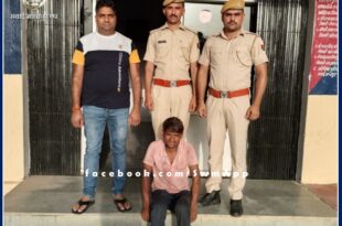 Accused of raping a seven-year child arrested in sawai madhopur