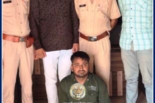 Arrested absconding accused of firing at toll plaza in batoda sawai madhopur