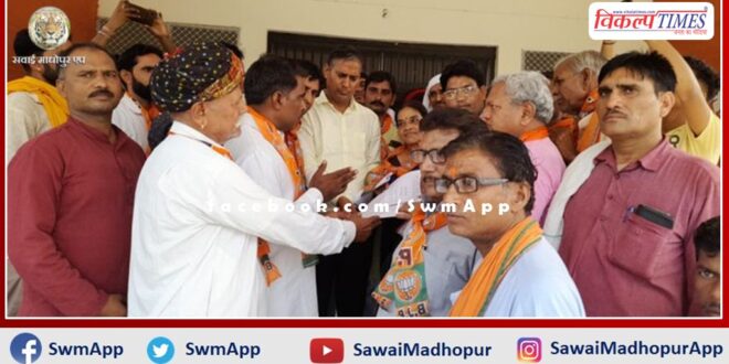 BJP in support of Agniveer Recruitment Scheme in sawai madhopur