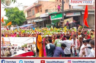 Balinath statue installation unveiling ceremony organized in sawai madhopur